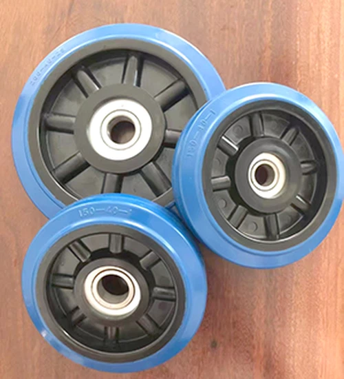 elastic rubber wheels for industrial trolley elastic rubber wheels for industrial trolley